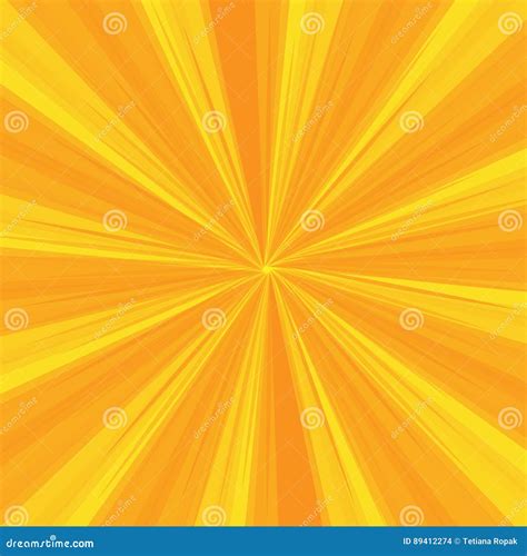 Rays Pattern With Yellow Light Burst Stripes Sun Rayabstract