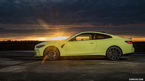 Bmw M Competition Coupe Color Sao Paulo Yellow Side