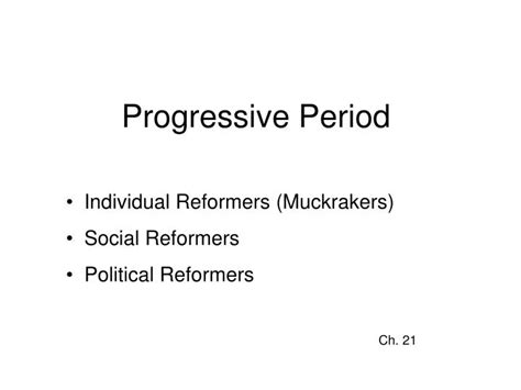 PPT - Progressive Period PowerPoint Presentation, free download - ID ...