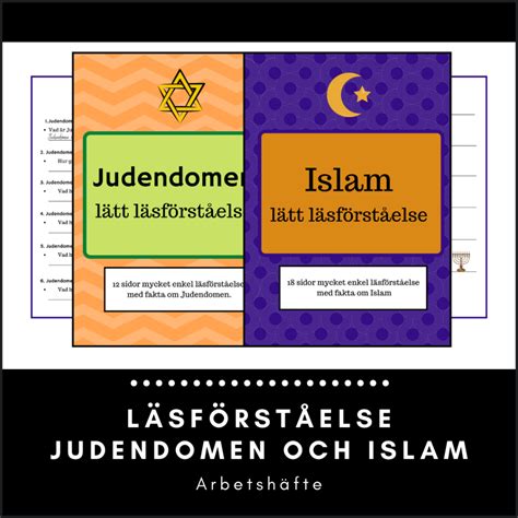 V Ldigt Enkel L Sf Rst Else Islam Och Judendomen Paketpris Teach