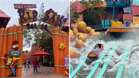 PHOTOS Dudley Do Right S Ripsaw Falls Reopens After Extensive