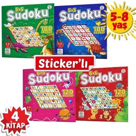 Y Kselen Zeka Yay Nlar Ya Stickerl Sudoku Seti Dikkat Ve Zeka