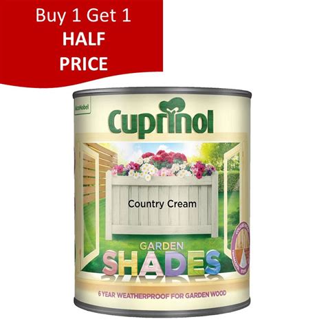 Country Cream Cuprinol Garden Shades 1l 2 5l 5l Paint Online