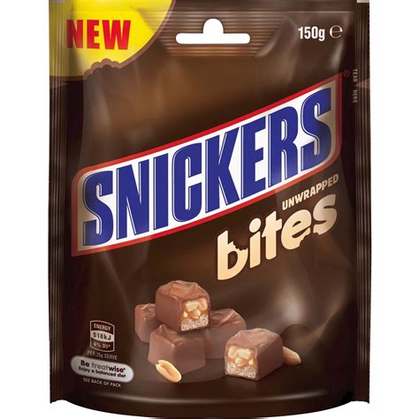 Mars Snickers Bites 150g Big W