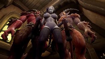 Chica demonio obtiene doble penetración de 2 Devils Parodia de warcraft XVIDEOS