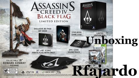 Assassins Creed IV Black Flag Limited Edition Unboxing Abriendo Español