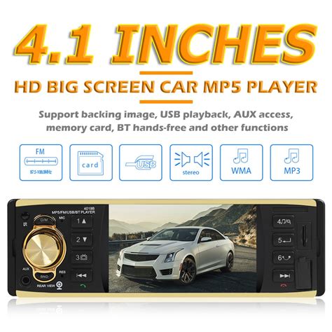 B L Rm Bluetooth Hd P Auto Stereo Mp Spieler Zoll Aux Fm