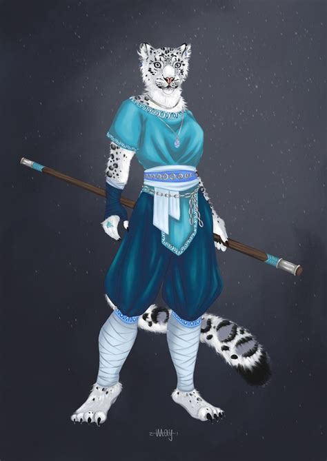 Tabaxi Monk Mateja Velušček Cat Character Dungeons And Dragons