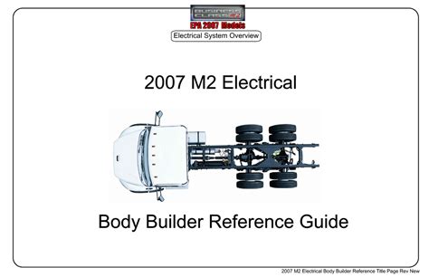 Freightliner M2 2007 Electrical Body Builder Manual Rev New 2007 M2