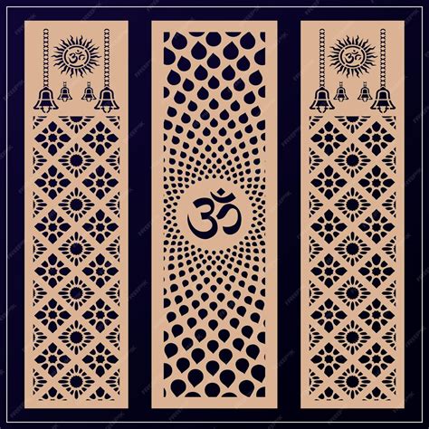 Om jali design used for temples mandir om acrylic jali corian jali and ...