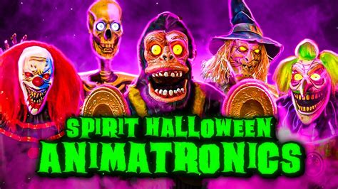 Top Spirit Halloween Animatronics 2022 Ft Grim Lore Explained Youtube