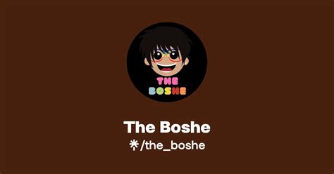 The Boshe | Instagram, Facebook, TikTok | Linktree