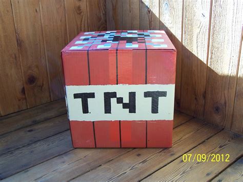 Cardboard Minecraft Tnt Instructables