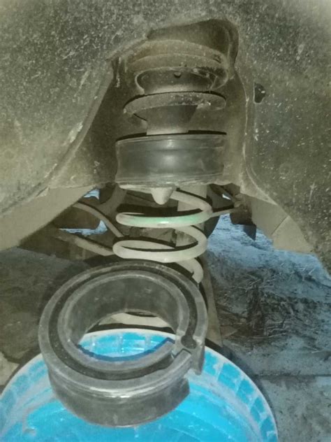 Установка проставок под задние пружины приора