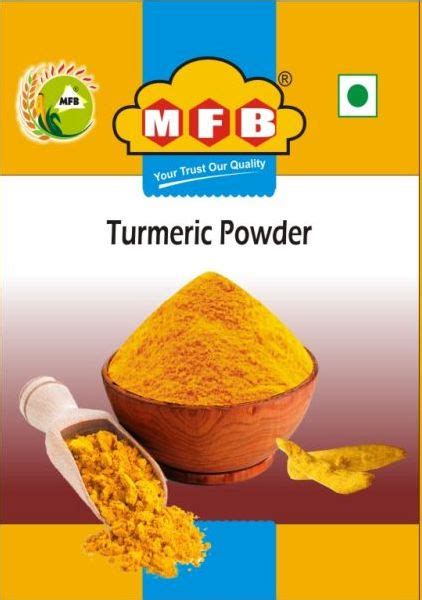 Mfb Sun Dried Natural Turmeric Powder Certification Fssai Certified