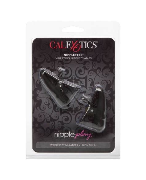 Pinças Vibratórias para Mamilos Nipplettes Preto LX Sex Shop