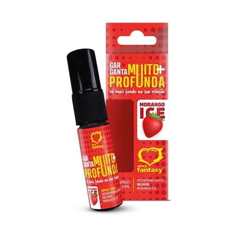 Garganta Muito Mais Profunda Dessensibilizante Em Spray Beijável Morango ml Naju Sex