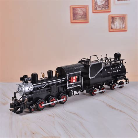 Steam Locomotive Metal Model, Old Style Train, Home Decoration, Gift ...