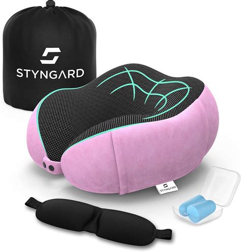 STYNGARD Nackenkissen Reise Aus Memory Foam Nackenkissen Auto Mit