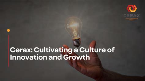 Cerax: Cultivating a Culture of Innovation and Growth