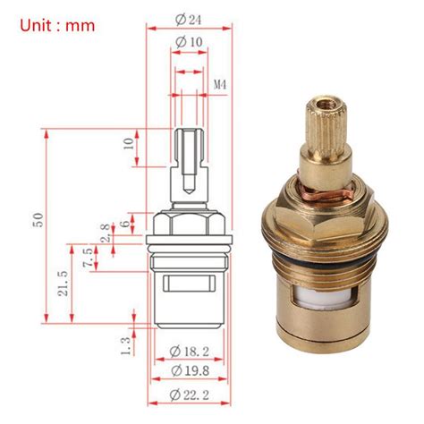 TAK Brass Ceramic Tap Valve Faucet Cartridge Bathroom Hot Cold Water Mixer Valve Shopee Singapore