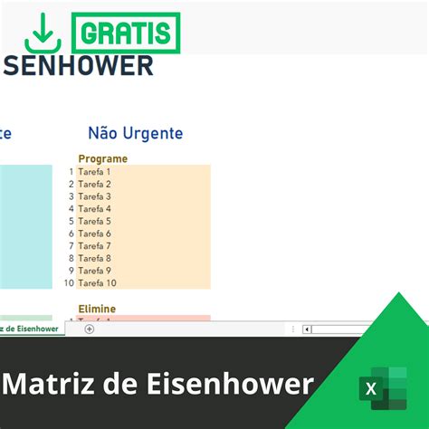 Matriz de Eisenhower - Smart Planilhas
