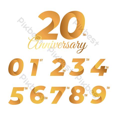 anniversary logo colletions template png images eps