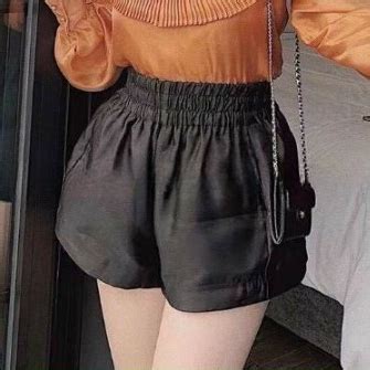 Quần Short Dáng Phồng Vải Tacta Ống Rộng Cạp Chun Nhiều Màu Sắc Siêu Hot T35S Shopee Việt Nam