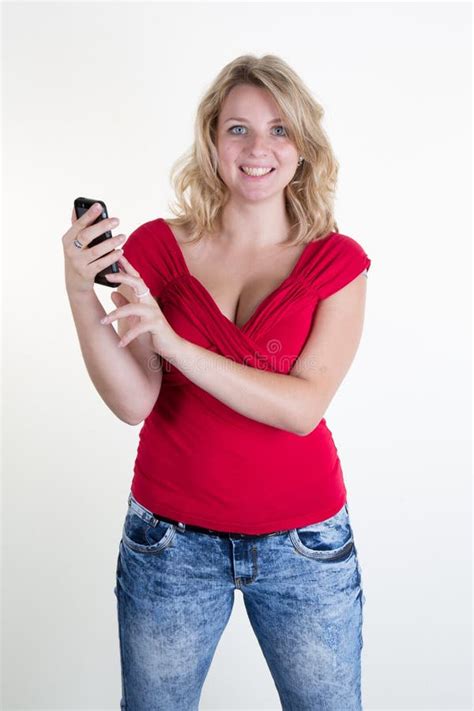 Jeune Femme Blonde Et Sexy Avec Des Yeux Bleus Photo Stock Image Du Blond Jeune