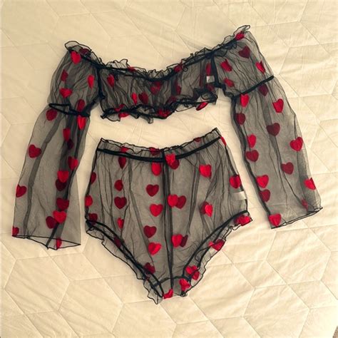 SHEIN Intimates Sleepwear Nwot Lingerie Set Poshmark