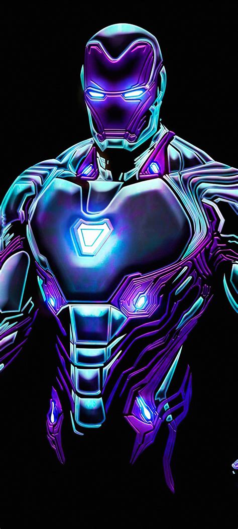 1080x2400 Neon Iron Man4k Google Pixel 7 ,HD 4k Wallpapers,Images ...