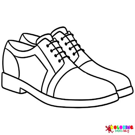 Pagine Da Colorare Di Scarpe Coloringpagesonly