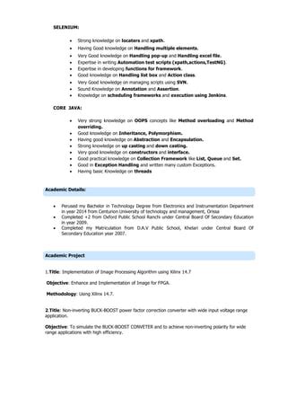 Vikash Cv Pdf