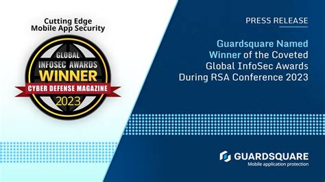 Guardsquare Named Winner Of The Coveted Global Infosec Awards During