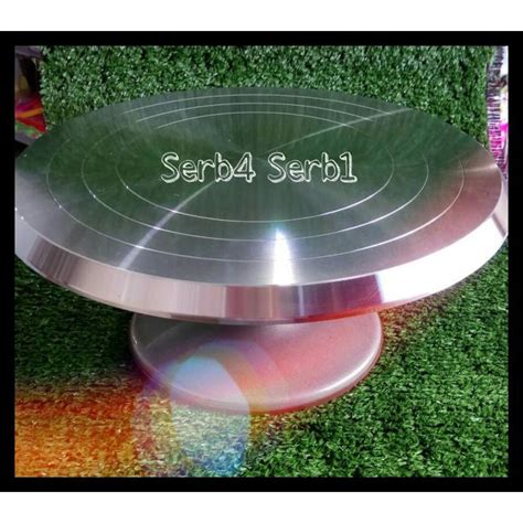 Jual Lazy Susan Impor D Cm Meja Putar Kue Turning Table Shopee