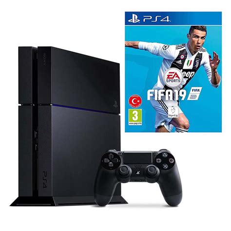 Playstation 4 Oyun Konsolu 500GB Parlak Kasa Orjinal Kol Fifa 19 PS4