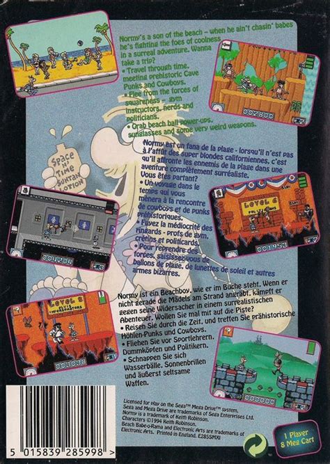 Normy S Beach Babe O Rama Cover Or Packaging Material MobyGames