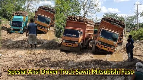 Driver Truck Sawit Fuso Oren Riau Mental Super Hero YouTube