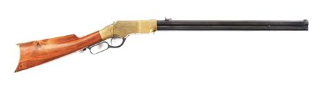 M Navy Arms Henry 44 40 Lever Action Rifle Auction
