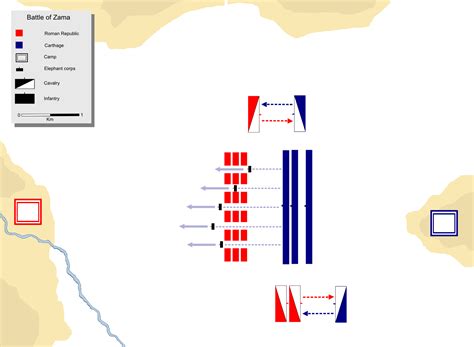 battle  zama location map