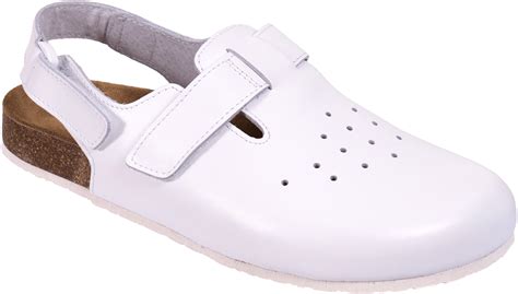 Сабо МАКАС мужские, кожаные (белый) купить спецодежду по акции от Spets.ru