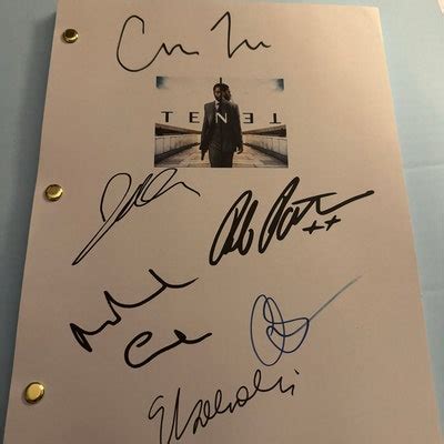 friends cast signed finale tv script screenplay autographs jennifer