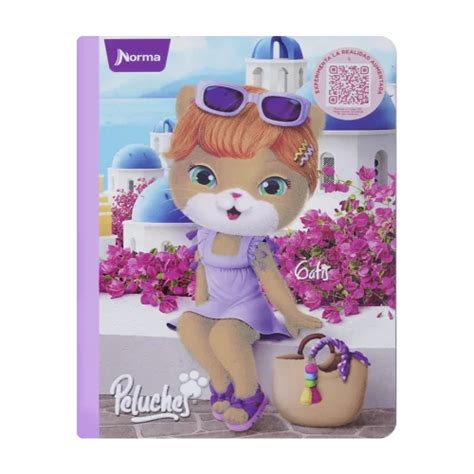 Cuaderno Cosido 100 Hojas Doble Línea Peluches Santorini Tienda Norma