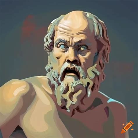 Portrait Of Socrates On Craiyon