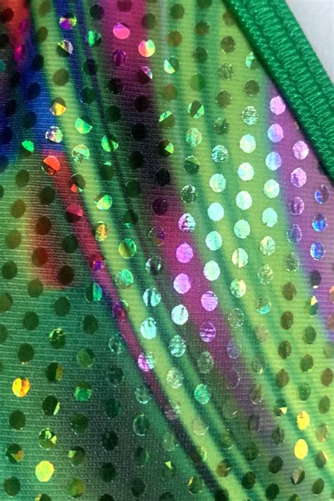 Siren Doll Customise Bikini Bottom Hologram Green Marble