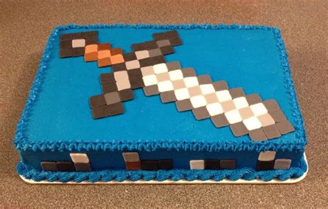 Minecraft Birthday Cake