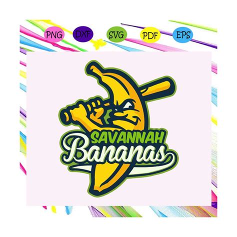 Savannah Bananas Banana Svg Banana Shirt Banana Logo Banana Inspire Uplift