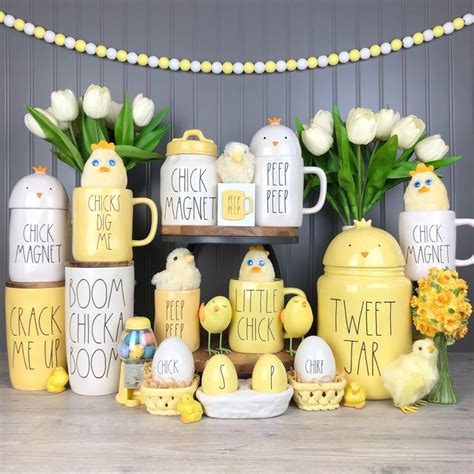 Rae Dunn Easter Display
