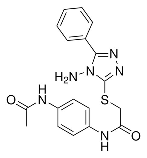 N 4 ACETYLAMINO PH 2 4 AMINO 5 PHENYL 4H 1 2 4 TRIAZOL 3 YL THIO