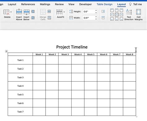 How to Create a Gantt Chart in Microsoft Word (With Templates!) | ClickUp